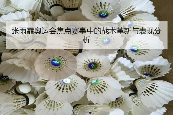 张雨霏奥运会焦点赛事中的战术革新与表现分析